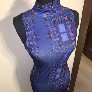 Only Love Sleeveless Purple Dress